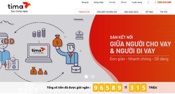 Tima – Vay siêu tốc lên đến 50.000.000 VND