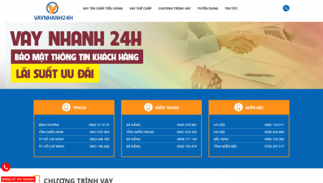 Vaynhanh24h – Vay siêu tốc lên đến 10.000.000 VND